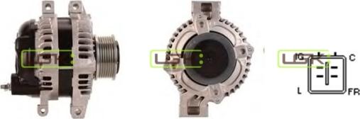 LGK 446668 - Alternator autospares.lv