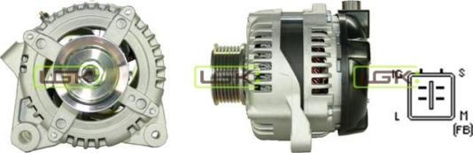 LGK 446662 - Alternator autospares.lv