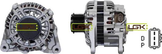 LGK 446628 - Alternator autospares.lv