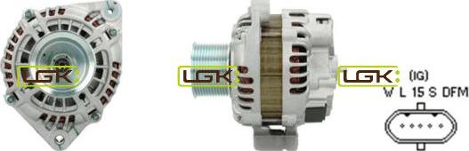 LGK 446214 - Alternator autospares.lv