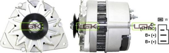 LGK 440453 - Alternator autospares.lv