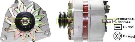 LGK 440486 - Alternator autospares.lv