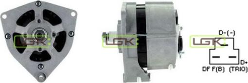 LGK 440488 - Alternator autospares.lv