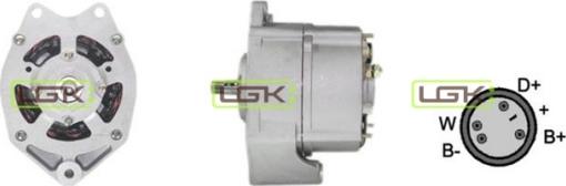 LGK 440387 - Alternator autospares.lv