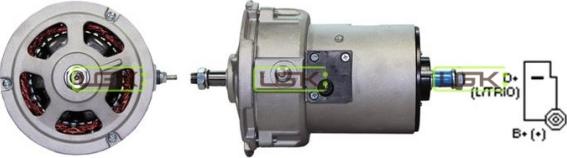 LGK 440370 - Alternator autospares.lv