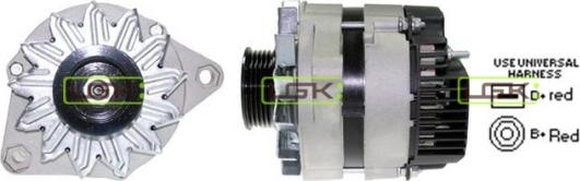 LGK 440743 - Alternator autospares.lv