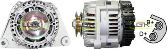 LGK 440765 - Alternator autospares.lv