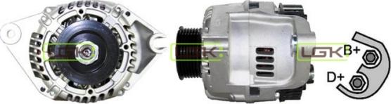 LGK 440784 - Alternator autospares.lv