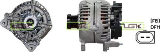 LGK 441944 - Alternator autospares.lv