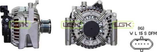 LGK 441940 - Alternator autospares.lv