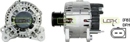 LGK 441957 - Alternator autospares.lv