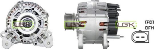 LGK 441965 - Alternator autospares.lv