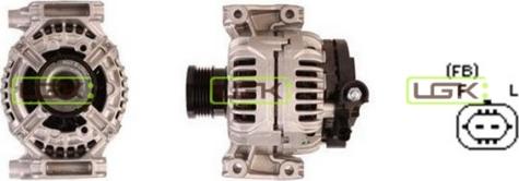 LGK 441905 - Alternator autospares.lv