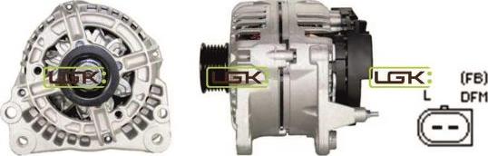 LGK 441902 - Alternator autospares.lv