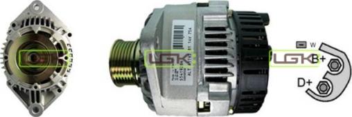 LGK 441490 - Alternator autospares.lv