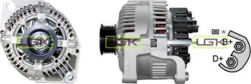 LGK 441454 - Alternator autospares.lv