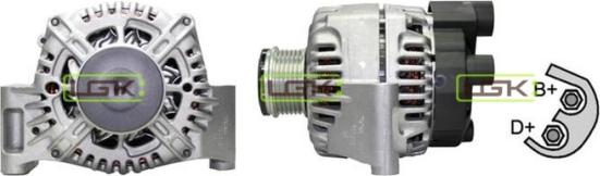 LGK 441463 - Alternator autospares.lv