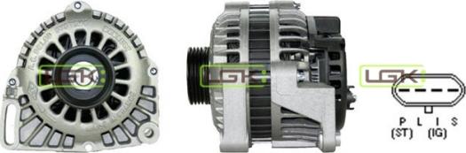 LGK 441400 - Alternator autospares.lv