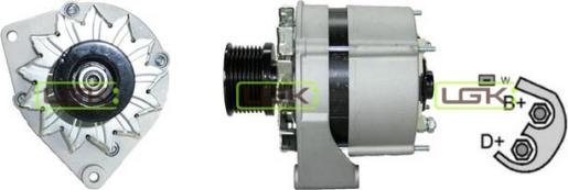 LGK 441580 - Alternator autospares.lv