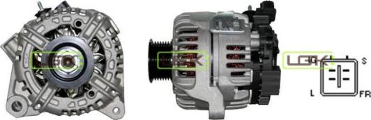 LGK 441524 - Alternator autospares.lv