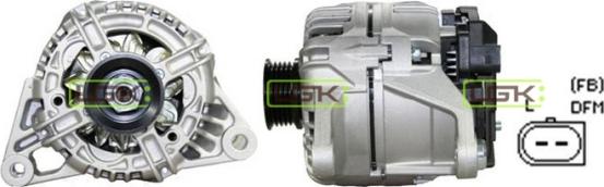 LGK 441699 - Alternator autospares.lv