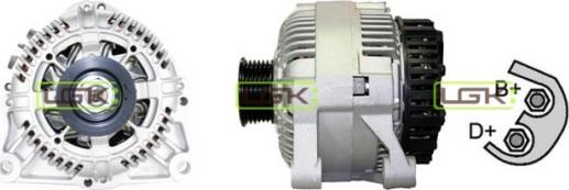 LGK 441643 - Alternator autospares.lv