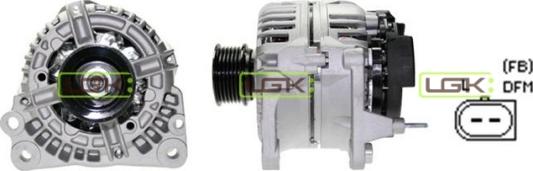 LGK 441658 - Alternator autospares.lv