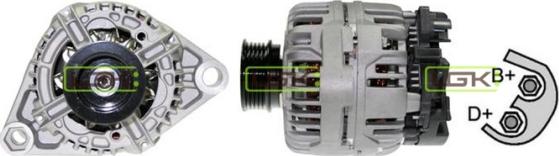 LGK 441618 - Alternator autospares.lv