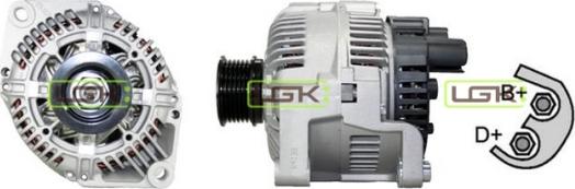 LGK 441186 - Alternator autospares.lv