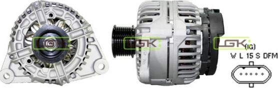 LGK 441846 - Alternator autospares.lv