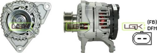 LGK 441847 - Alternator autospares.lv