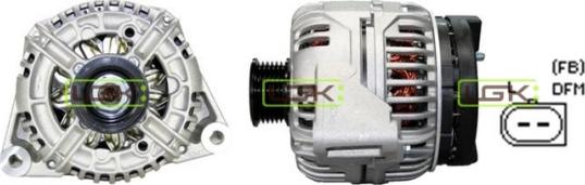 LGK 441803 - Alternator autospares.lv