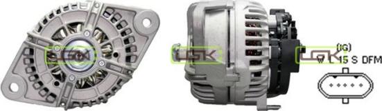 LGK 441814 - Alternator autospares.lv