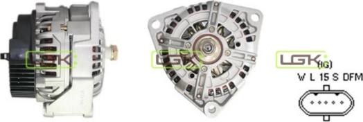 LGK 441886 - Alternator autospares.lv