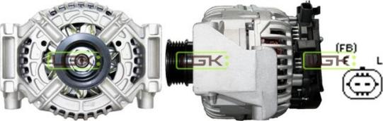 LGK 441887 - Alternator autospares.lv