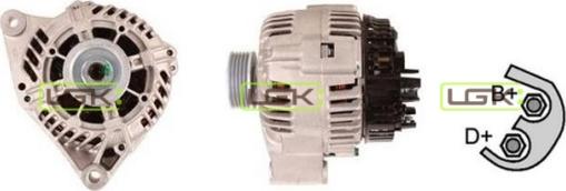 LGK 441390 - Alternator autospares.lv