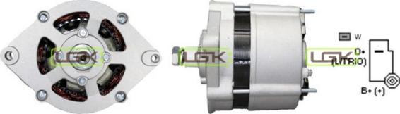 LGK 441344 - Alternator autospares.lv