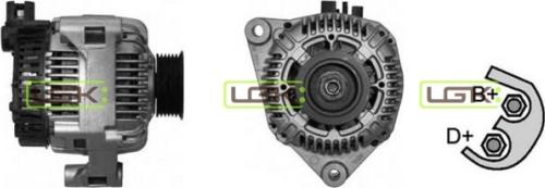 LGK 441212 - Alternator autospares.lv