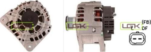 LGK 441792 - Alternator autospares.lv