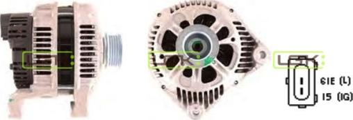 LGK 441706 - Alternator autospares.lv