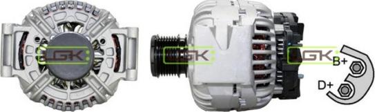 LGK 441708 - Alternator autospares.lv