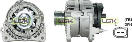 LGK 441714 - Alternator autospares.lv