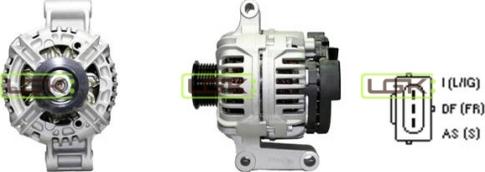 LGK 441783 - Alternator autospares.lv