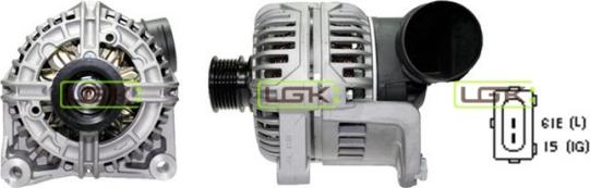 LGK 441738 - Alternator autospares.lv