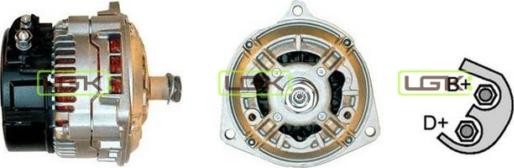 LGK 442490 - Alternator autospares.lv