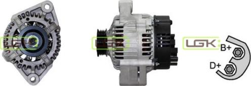 LGK 442401 - Alternator autospares.lv