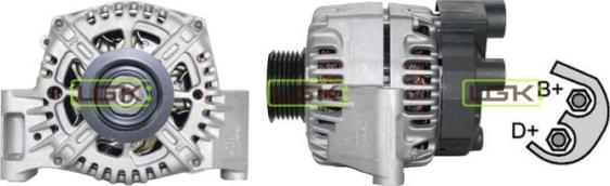 LGK 442428 - Alternator autospares.lv