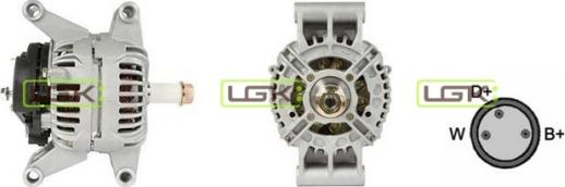 LGK 442530 - Alternator autospares.lv