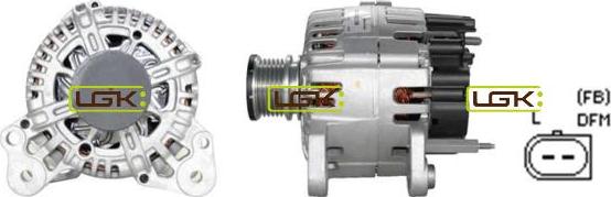 LGK 442688 - Alternator autospares.lv