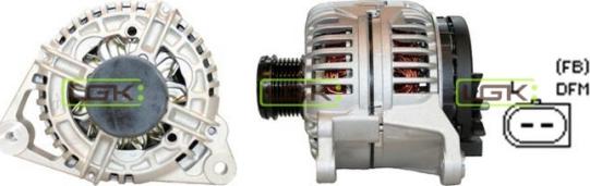 LGK 442067 - Alternator autospares.lv